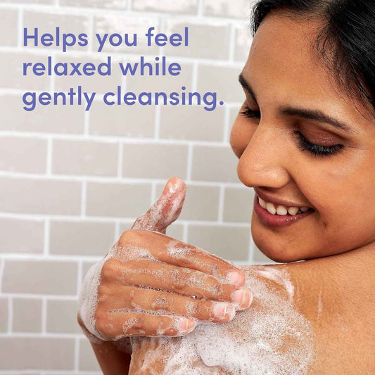 Aveeno Lavender Stress Relief Body Wash – Aromatherapy Shower Experience for Calm Spaces
