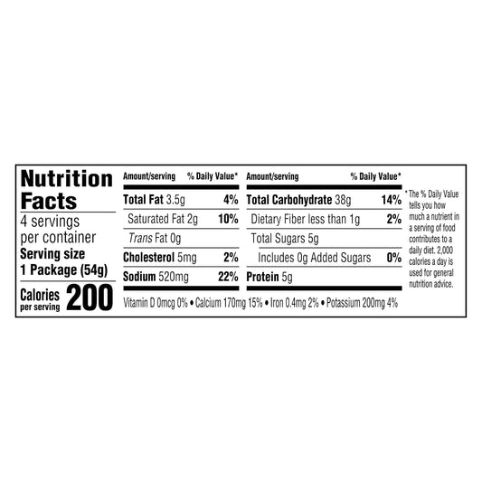certified gluten-free pasta paired with original flavor cheese sauce mix
