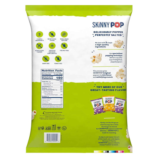 SkinnyPop Butterbeer Popcorn – Safe Kids Party Snack for Harry Potter Viewing Nights, Non-GMO Dairy Free