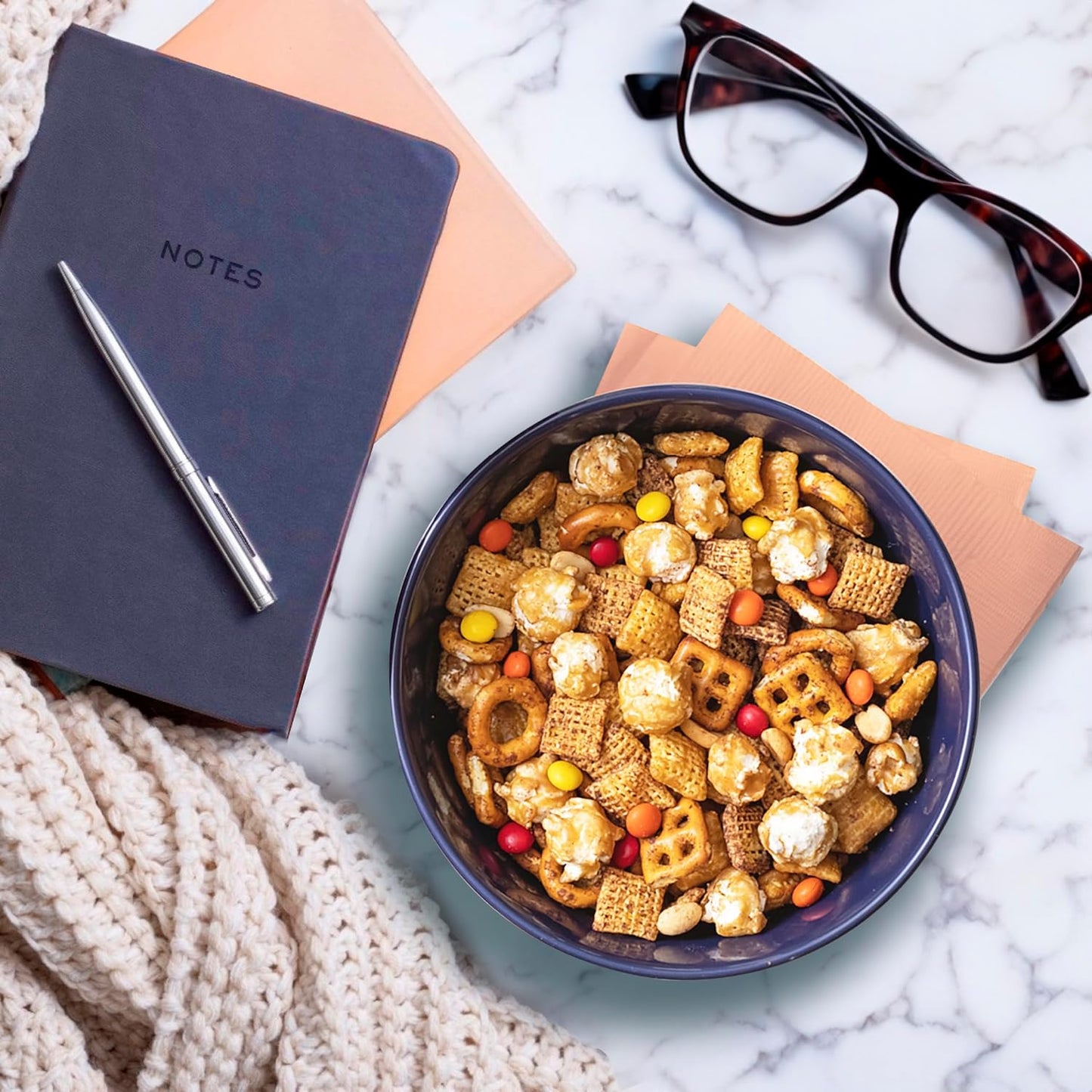 Chex Mix Turtle Snack Mix – Portable Sweet and Salty Trail Mix for Camping, Hiking, and Rest Stops