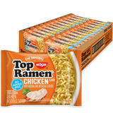 Nissin Top Ramen Bowl – Easy Microwave Lunch for Picky Eaters, No Stove Required, Beef 6-Pack