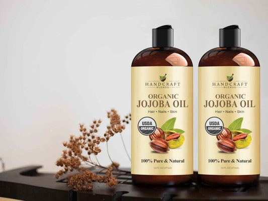 Handcraft Blends Cold-Pressed Jojoba Carrier – Lightweight Mixing Oil for Diffuser Recipes, Stress Relief Massage and Mood-Setting Blends