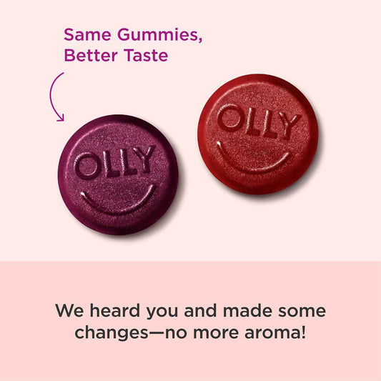 OLLY Men's Multivitamin Gummy – Morning Focus Support for Career-Driven Men, No Water Needed
