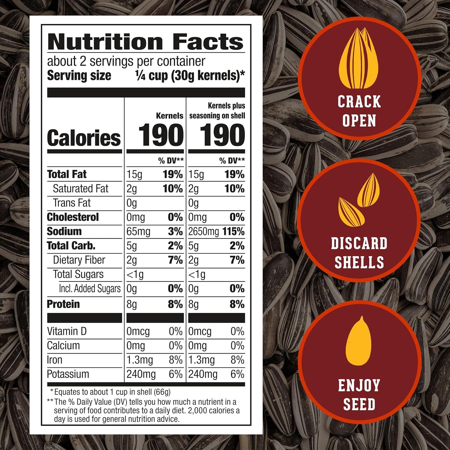 DAVID Jumbo Sunflower Seeds, Bar-B-Q Flavor, 5.25 oz – Stadium Seat Snack for Sports Games and Road Trips