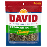 DAVID Roasted and Salted Low Sodium Seeds – Protein-Packed Break Room Snack for Office Workdays, 16oz