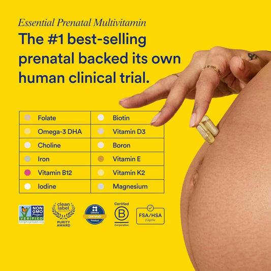 Ritual Prenatal Vitamin – Housewarming Gift for the Mom-to-Be, Premium Clean-Label Supplement