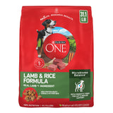 Purina ONE SmartBlend Lamb and Rice Dry Dog Food - Wholesome Everyday Nutrition Near Family Activity Areas, 4 lb. Trial Pack