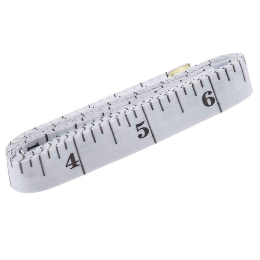 GDMINLO Minimalist Body Tape – Intentional Living Essential, Simple White Vinyl Measuring Tool for Capsule Wardrobes