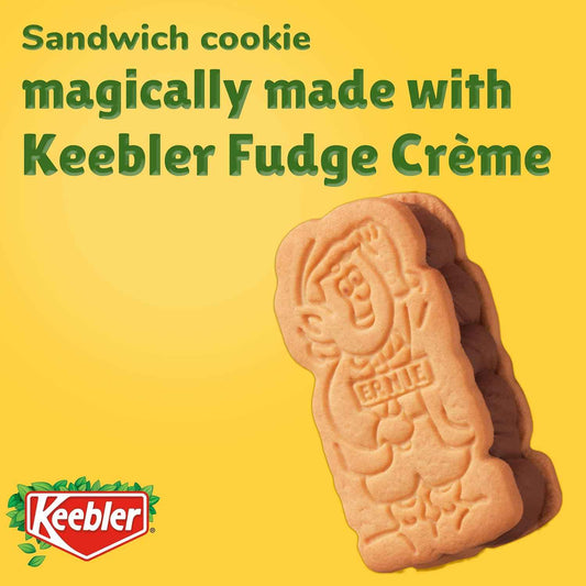 Keebler E.L. Fudge Double Stuffed Elfwich Cookies – Lunchbox Snack Pack for Kids' School Lunches, 16.9 oz Family Size