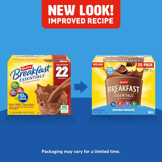 Carnation_Breakfast_Essentials_Powder_Drink_Mix,_Rich_Milk_Chocolate,_1.26_Ounce,_Pack_of_22_Vitamin_Beverage_Flavor