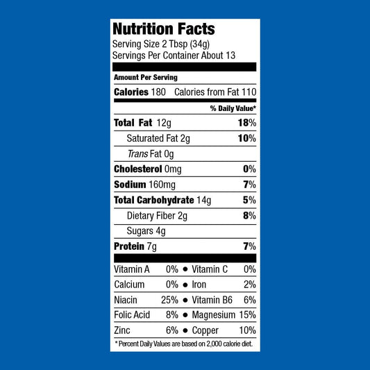 extra crunchy texture loaded with real roasted peanut pieces
