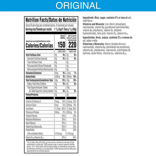 Kellogg's Rice Krispies Cereal – Nostalgic Saturday Morning Gift for the Camp-Style Breakfast Setting, 24oz