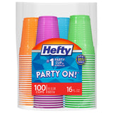 Hefty Party On Red White and Blue Cups – Thoughtful Housewarming Gift for Summer Hosts Who Love to Entertain, 76 Pieces