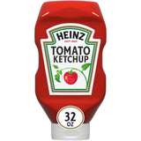Heinz Tomato Ketchup, 32 oz Squeeze Bottle – Low Sugar Gluten Free Condiment for Mindful Family Meals