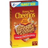 Honey Nut Cheerios, Gluten Free Honey Almond Cereal for Mindful Breakfast Rituals and Daily Wellness, 18.8 oz