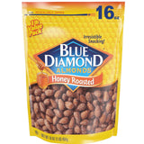Blue Diamond Almonds Honey Roasted Snack Almonds – High-Protein Study Snack for Dorm Room and Library Sessions