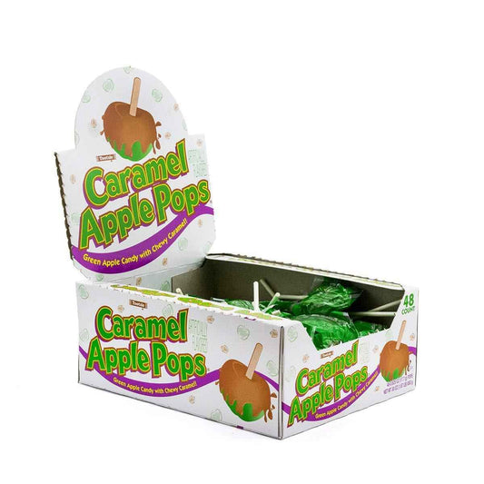 Tootsie Roll Caramel Apple Suckers – Allergy-Safe Goody Bag Fillers for Kids' Birthdays, Bulk 48 Count
