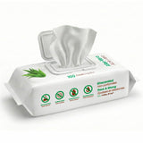 Best Pet Supplies Sensitive Skin Dog Wipes - Soothing Oatmeal and Aloe Blend for Nightly Wind-Down Grooming Rituals