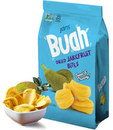 Jans Buah Freeze Dried Jackfruit Chips 7 Oz – Family-Friendly Fruit Snack for Lunchboxes and After-School Bites, No Added Sugar
