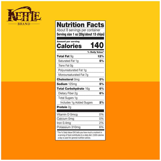 Kettle Brand Potato Chips Honey Dijon Kettle Chips, 7.5 Oz – Clean-Ingredient Snack for Mindful Home Snacking