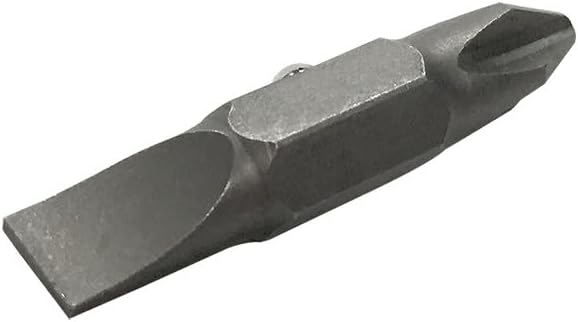 Klein Tools 32483 Replacement Bit Set for Jobsite Productivity, #2 Phillips and 1/4-Inch Slotted for 11-in-1 and 10-in-1 Screwdrivers