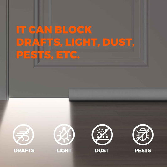 Holikme Door Draft Stopper – Focus-Friendly Home Office Door That Kills Hallway Noise