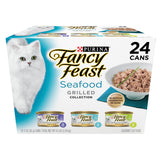 Purina Fancy Feast Seafood Collection in Gravy – Practical Pet Parent Gift for Holidays and Housewarmings, 30 Pack