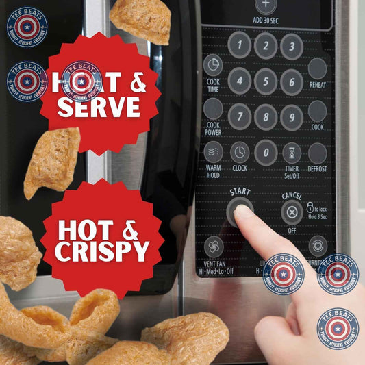 Lowrey's Bacon Curls Microwave Pork Rinds (Chicharrones), Original – Gluten-Free Single-Serve Crunch for Kids' Lunchboxes and Snack Time