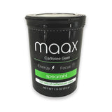 Maax Caffeine Energy Gum | Clean Pre-Workout Energy Without Sugar Crashes | 125mg Spearmint, 25 Pieces