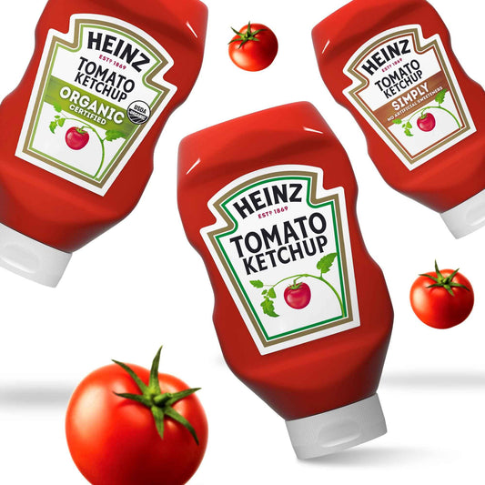 Heinz Tomato Ketchup, 32 oz Squeeze Bottle – Low Sugar Gluten Free Condiment for Mindful Family Meals