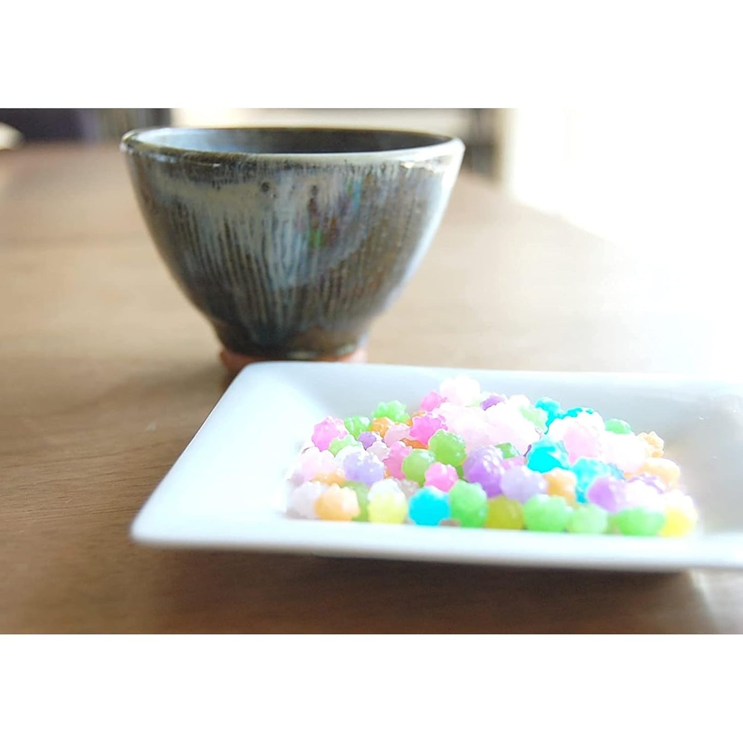 MARUTA Candy Konpeito – Japanese Sugar Candy Party Favors, 50 Individually Wrapped Hanatsume Sweets for Birthday & Holiday Gift Bags