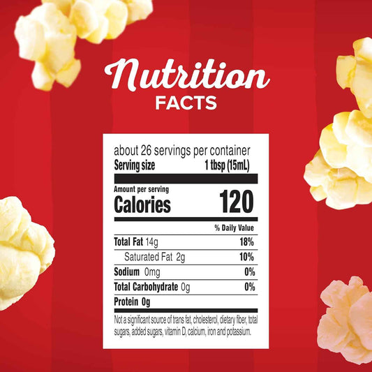 Orville Redenbacher's Popcorn Oil Movie Theater Butter Flavor – Thoughtful Housewarming Gift for Home Theater Enthusiasts