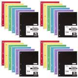 Mead Spiral Notebook Wide Ruled – Office Notepad for Meeting Notes, 12 Pack with 3-Hole Punched Pages
