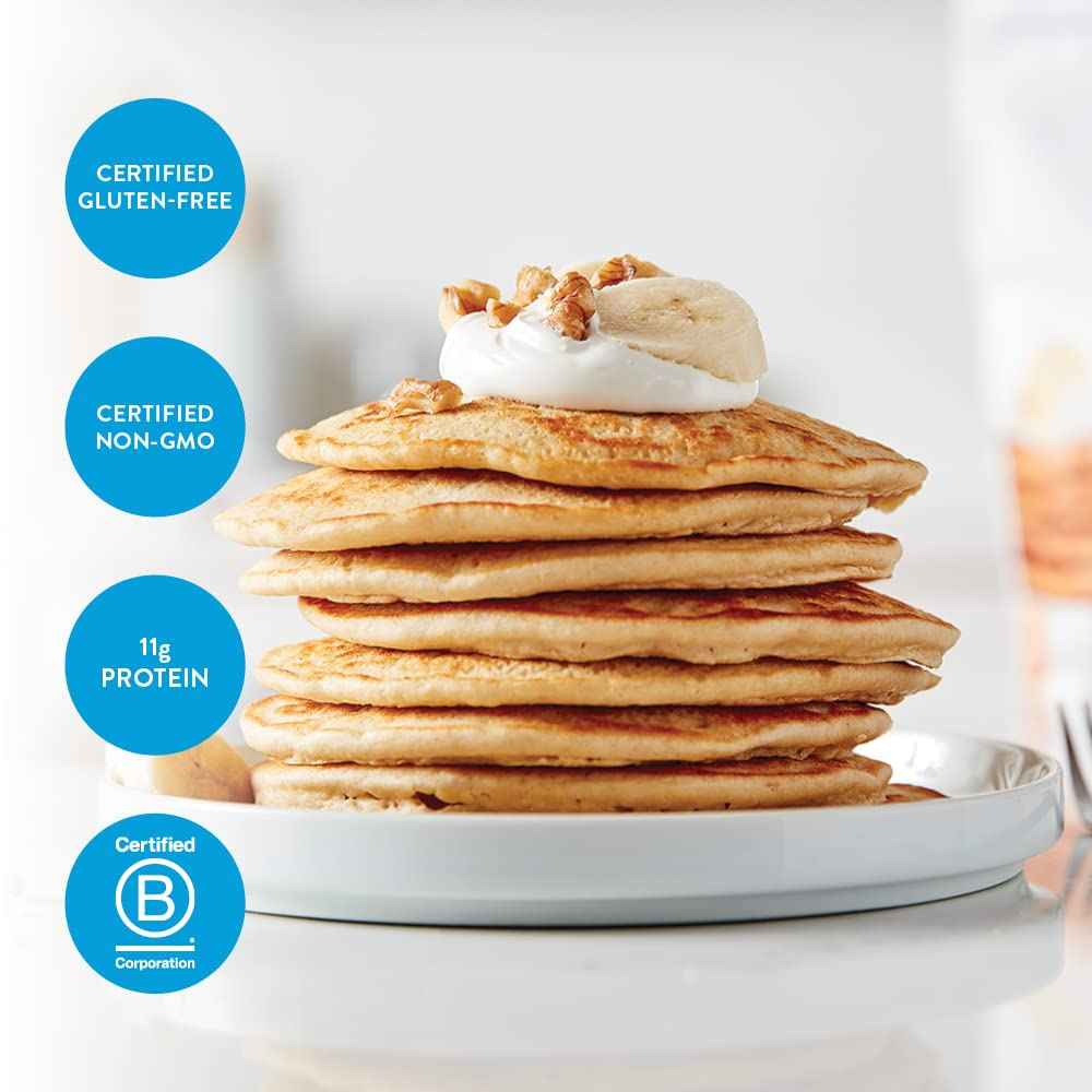 King Arthur Gluten Free Protein Pancake Mix – High-Protein Plant-Based Breakfast for Mindful Mornings
