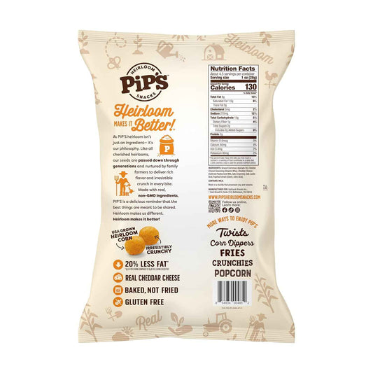 Pipcorn Heirloom Cheddar Cheese Balls – Artisanal Hostess Gift for Entertaining, Organic Snack