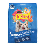 Purina Friskies Seafood Sensations Cat Kibble 22 lb. Salmon Tuna Shrimp - Practical Gift for the Multi-Cat Household Owner