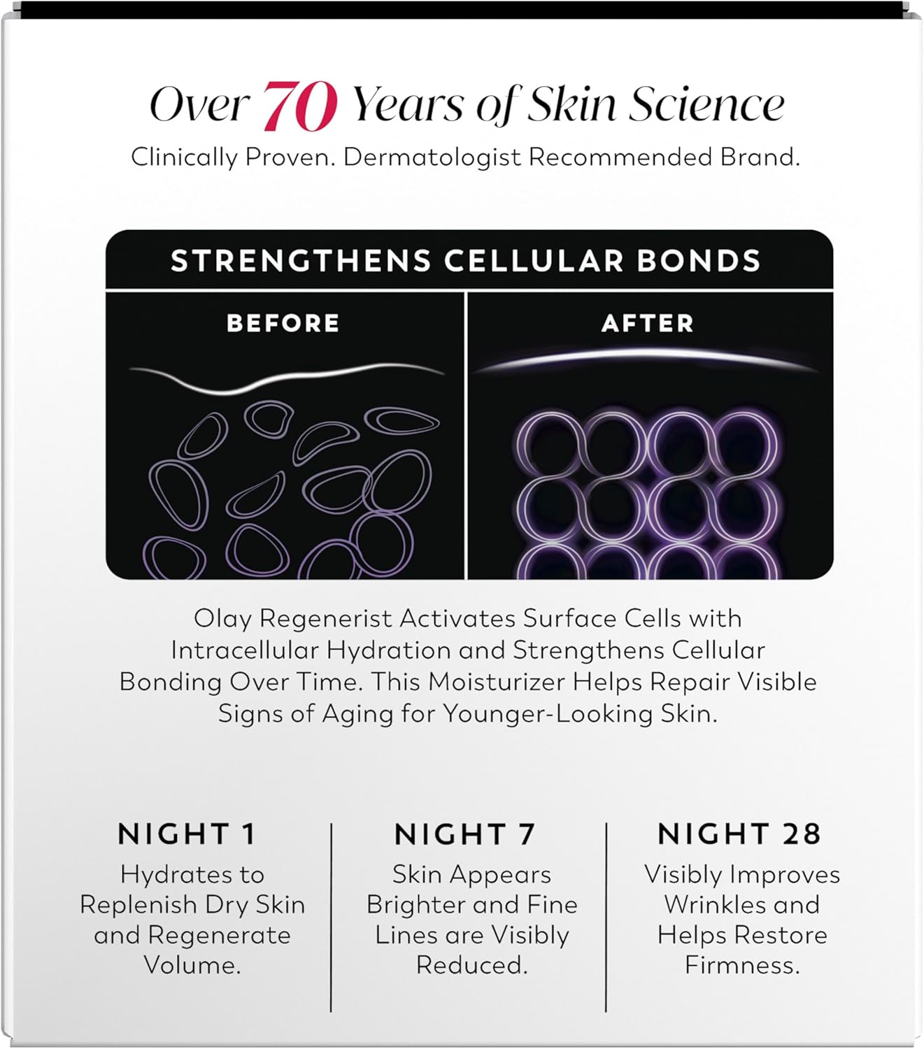 Olay Luxury Anti-Aging Night Cream – Premium Collagen Peptide Face Moisturizer