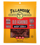 Tillamook Beef Jerky Tajin Chili Lime – Soft Texture High Protein Lunchbox Add On for Kids and Parents, 2.2 oz Pouch