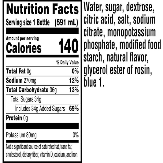 Gatorade Thirst Quencher Sports Beverage – Hydration Ritual for Daily Wellness, Detox Days, and Self Care Recovery, 20 Fl Oz, Pack of 8