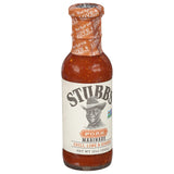 Stubb's Chiles, Lime & Ginger Pork Marinade, 12 oz – Camping and Patio Cookout Sauce for Pork, Chicken, and Vegetables