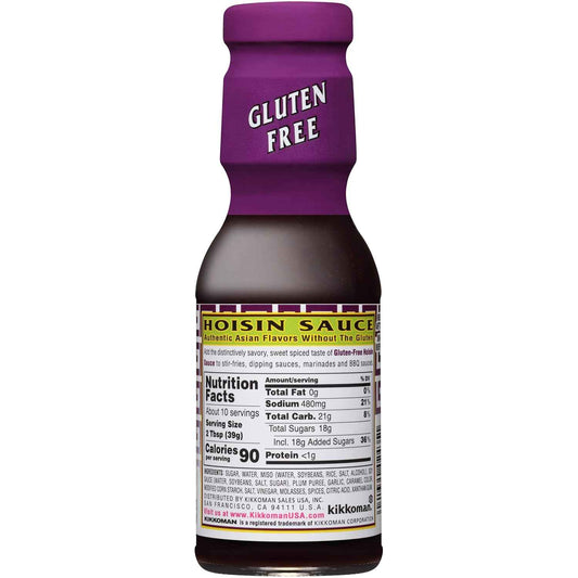 Kikkoman Gluten Free Hoisin Sauce – Clean-Label Pantry Staple for Health-Conscious Home Cooks, Stir-Fry Glaze & Dip