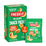 Emerald Nuts Roasted and Salted Cashews 7ct – Single-Serve Office Snack Pack for Focus Breaks and Commuter Bag Energy