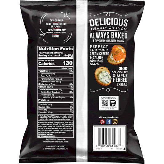 Stacy's Simply Naked Pita Chips – Lunchbox Snack for School and After-School