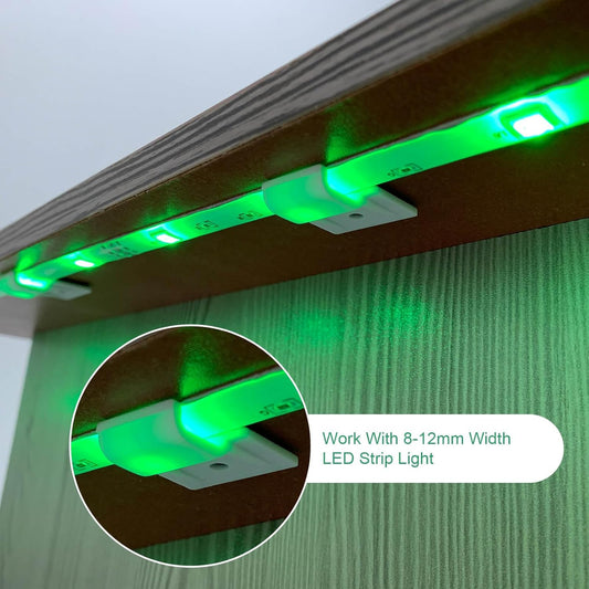self-adhesive backing for tool-free, drill-free mounting on smooth surfaces