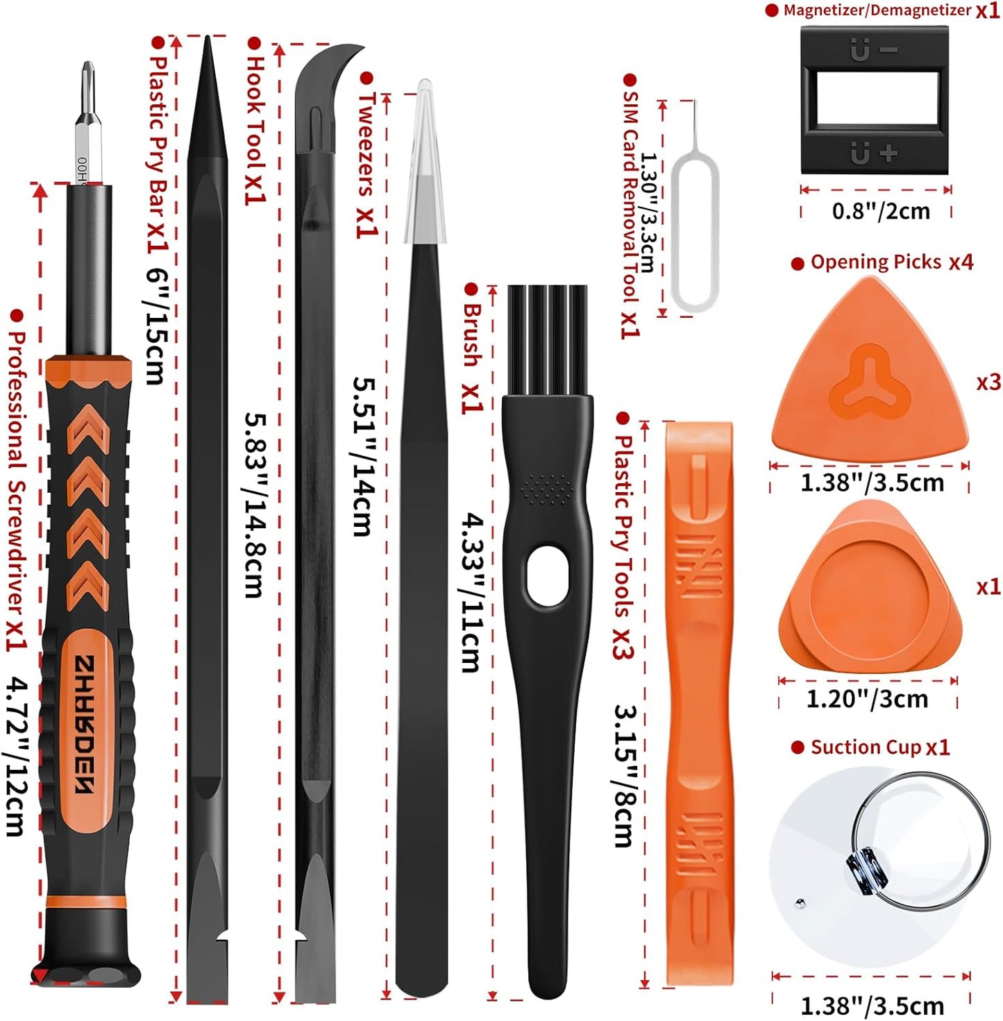 SHARDEN 58 in 1 Screwdriver Set – Home Workbench Repair Kit for Faster Phone and Laptop Fixes