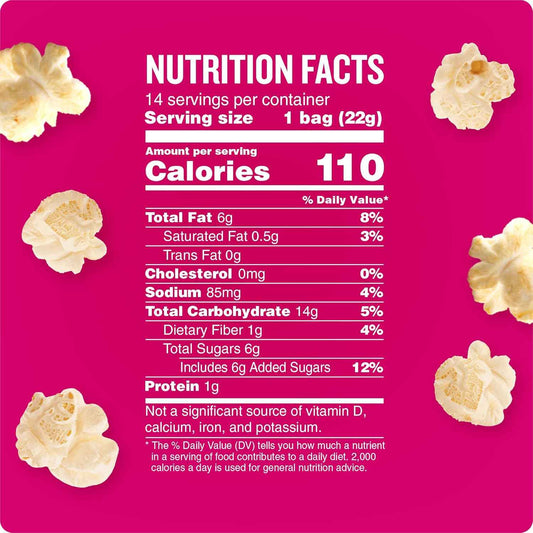 Angie's BOOMCHICKAPOP Sweet & Salty Kettle Corn Popcorn – Gluten-Free Mindful Snacking Packs for Portion-Controlled Halloween Treats