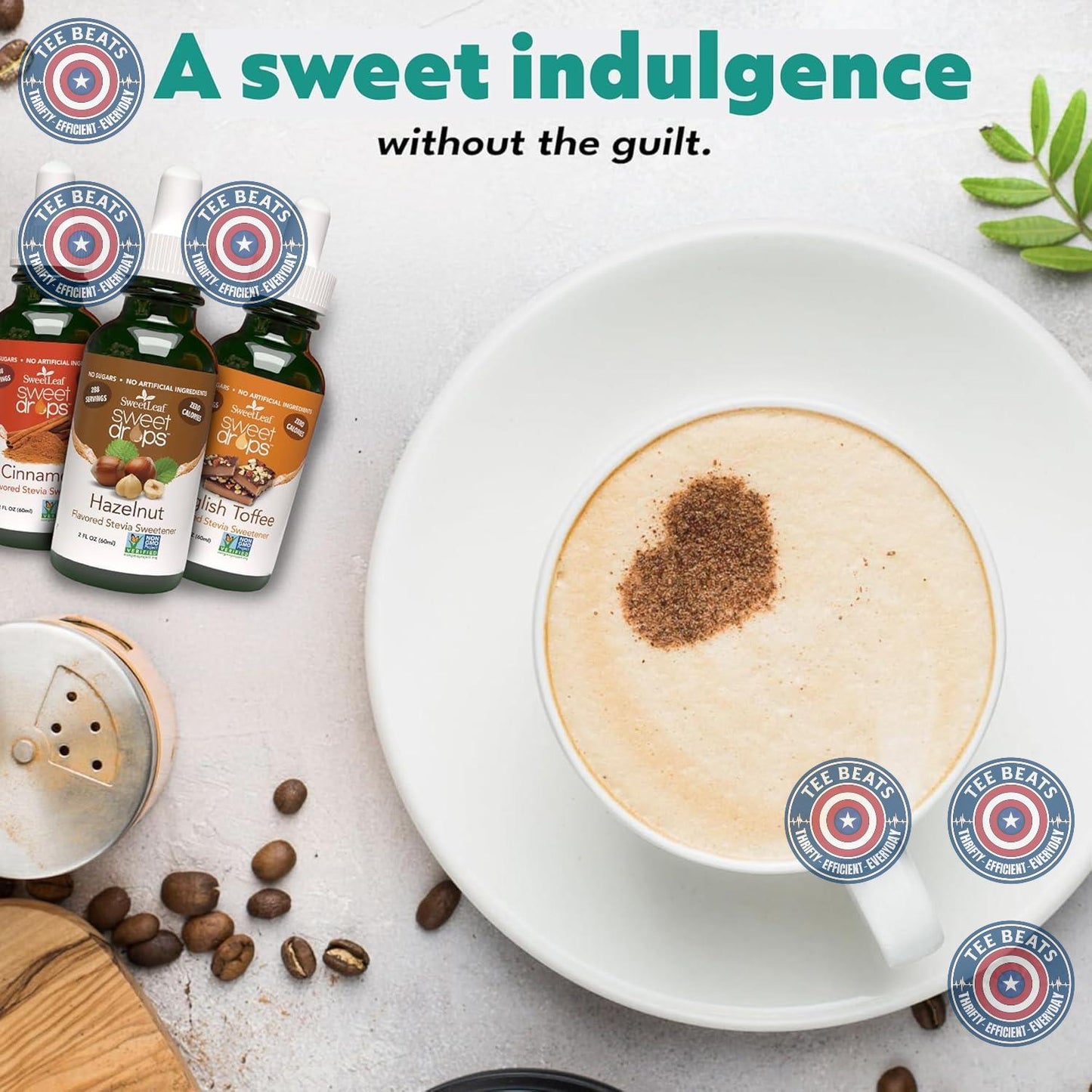 SweetLeaf Sweet Drops Vanilla Creme – Single Ingredient Style Stevia Sweetener for Clutter Free Countertops and Intentional Pantry Design