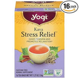 Yogi Tea Kava Stress Relief – Housewarming Gift, Caffeine-Free Evening Tea for Cozy New Homes