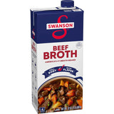 Swanson 100% Natural Beef Broth – Simple, Clean-Ingredient Pantry Essential for Uncluttered Kitchens