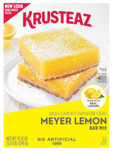 Krusteaz Meyer Lemon Bar Mix – Easy Baking Project for Kids and Parents, Just Add Eggs Water and Butter